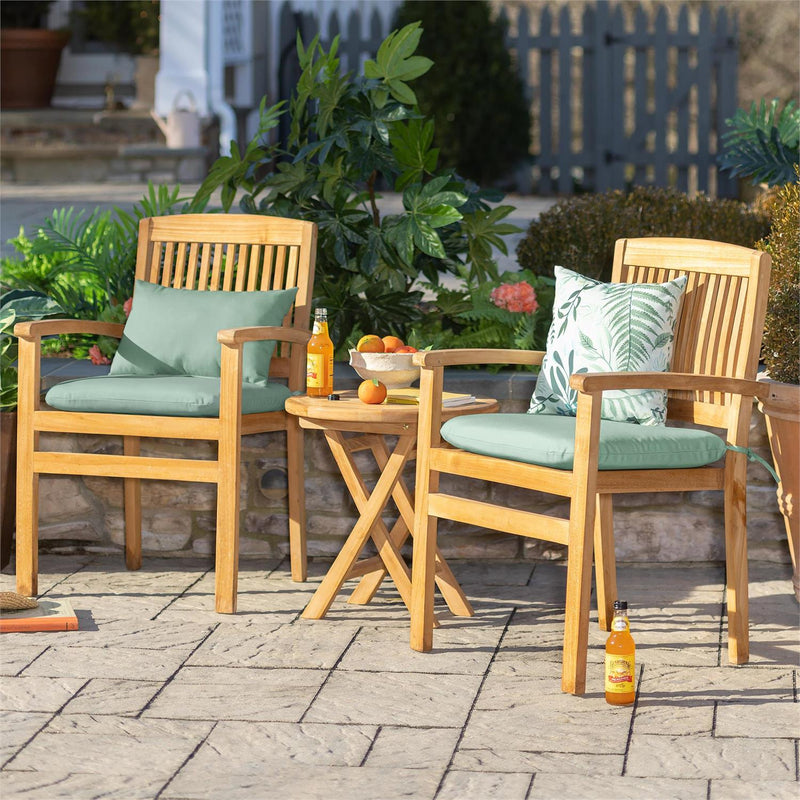 Teak Mini Round Table