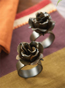 Napa Home Garden,  BSEWELL VIN ROSE NAPKIN RING ,SET OF 2,6345r