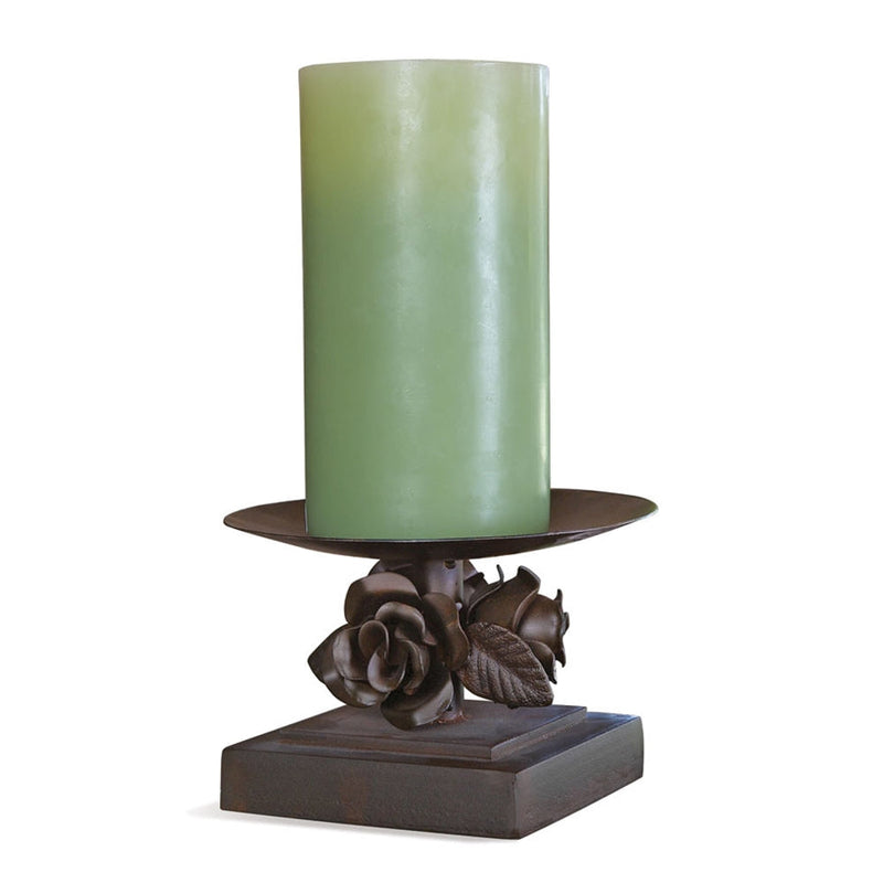 Napa Home Garden,  BS VIN ROSE PEDESTAL CANDLE HLDER,6352r