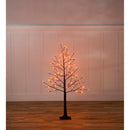 4'H Halloween Tree with 72 Orange LEDs,65j44