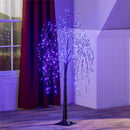 Indoor/Outdoor Electric Lighted Weep Willow Tree, 4' Tall