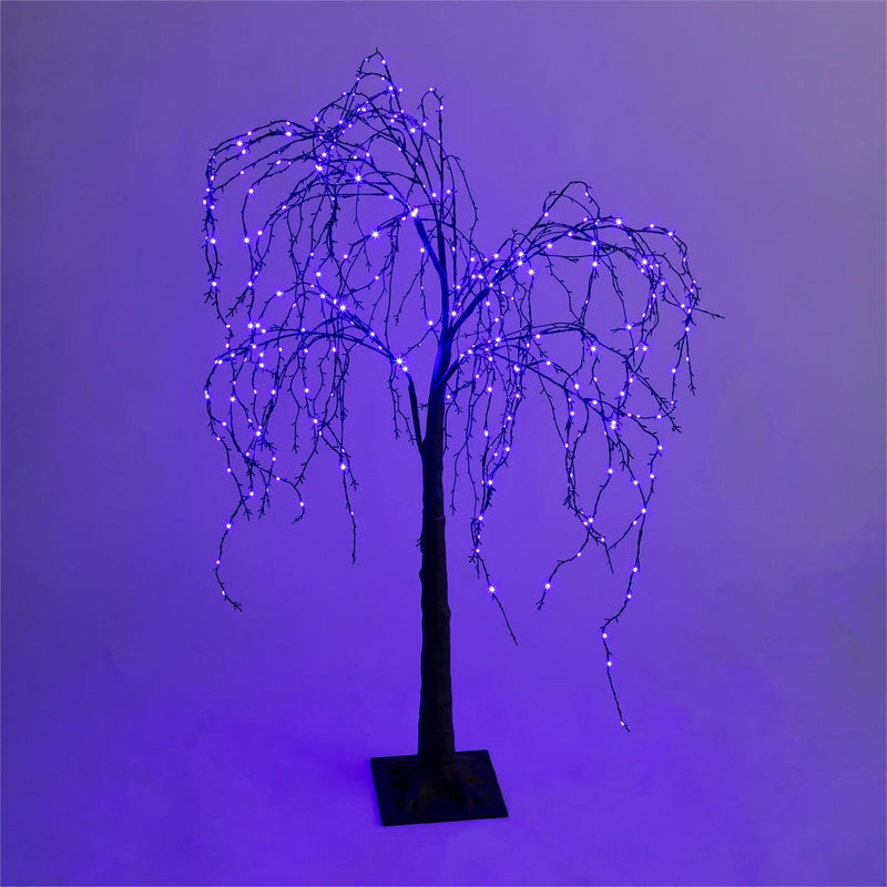 Indoor/Outdoor Electric Lighted Weep Willow Tree, 4' Tall