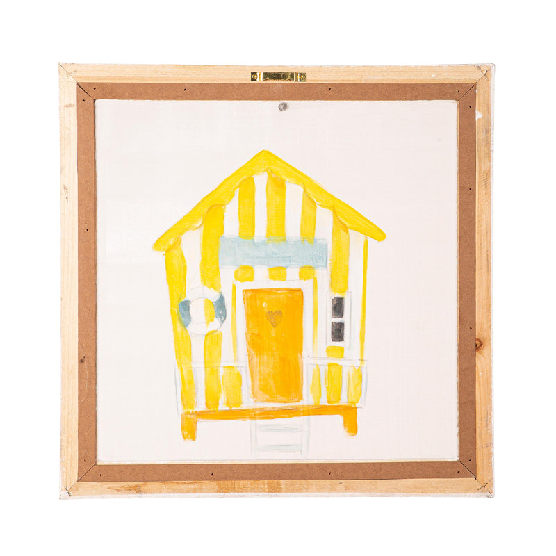 Colorful Beach House Mesh Wall Décor, 16" L x 16" H