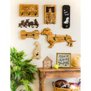Wooden Dog Bone Wall Hook,6awd220