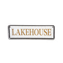 Outdoor Metal Lakehouse Sign