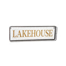 Outdoor Metal Lakehouse Sign