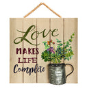 Inspirational Garden Theme Wood Wall Décor