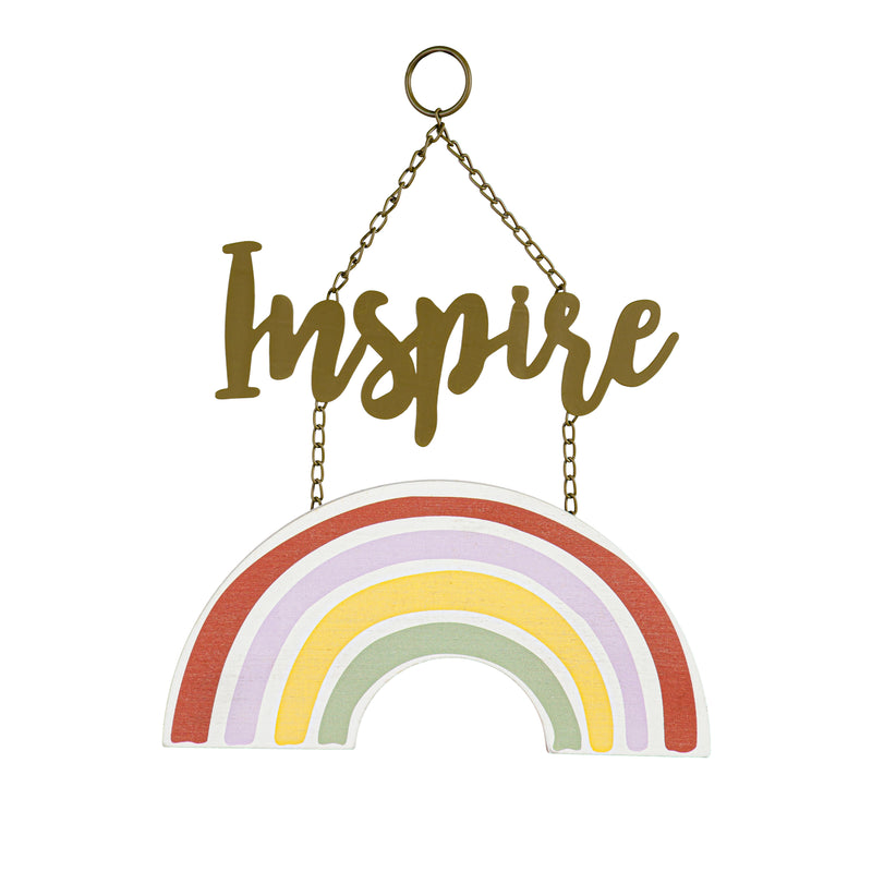 Inspirational Rainbow Wall Décor, 6 Asst