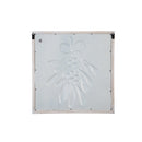 Metal Embossed Christmas Wall Decor with Wooden Frame,6awd981