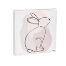 10‚Äù H x 10‚Äù L Indoor Canvas, Bunnies