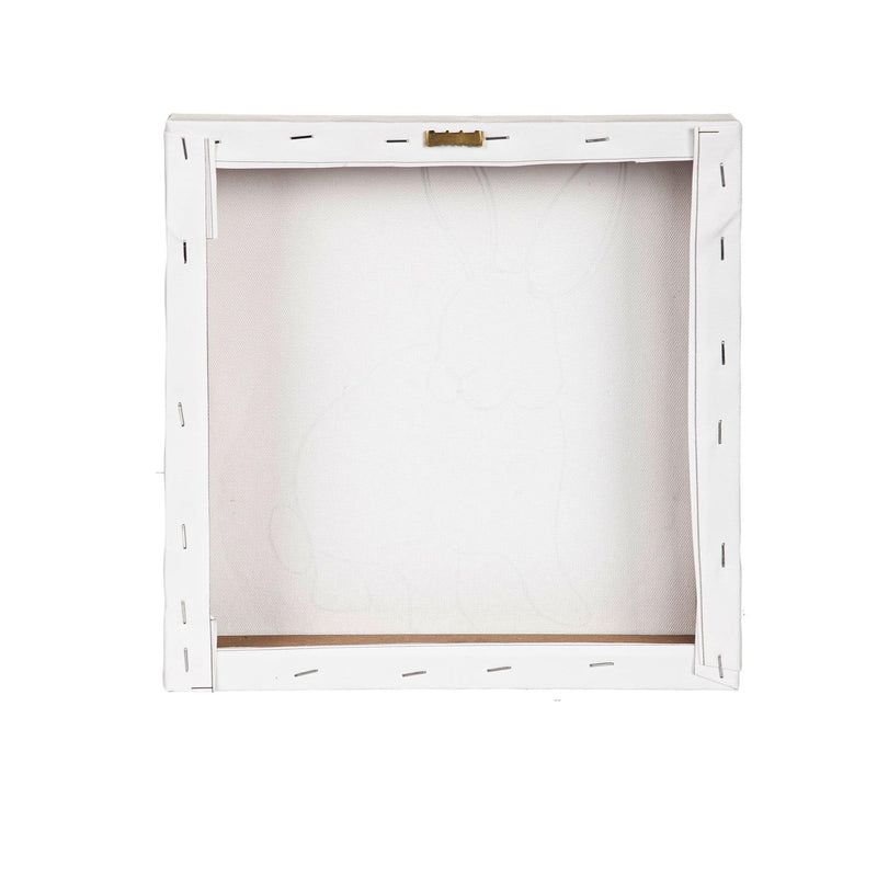 10‚Äù H x 10‚Äù L Indoor Canvas, Bunnies