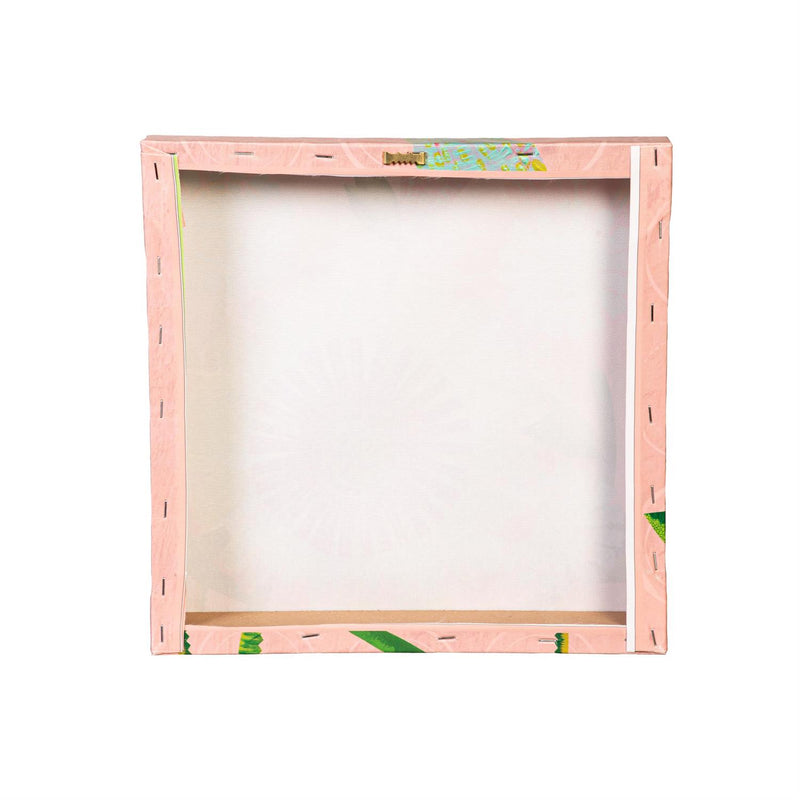 Pastel Flowers Canvas Wall Décor, 12" H x 12" L