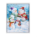 North Pole Express Wall Decor, LED Canvas with White Frame, Holiday Scenes, 16" L x 12" H, Asst of 3
