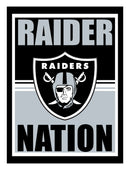 15.5"L x 11.5"H Medium Metal Wall Sign, Las Vegas Raiders,6m3822usm