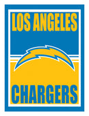 15.5"L x 11.5"H Medium Metal Wall Sign, Los Angeles Chargers,6m3825usm