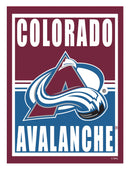 15.5"L x 11.5"H Medium Metal Wall Sign, Colorado Avalanche,6m4356usm