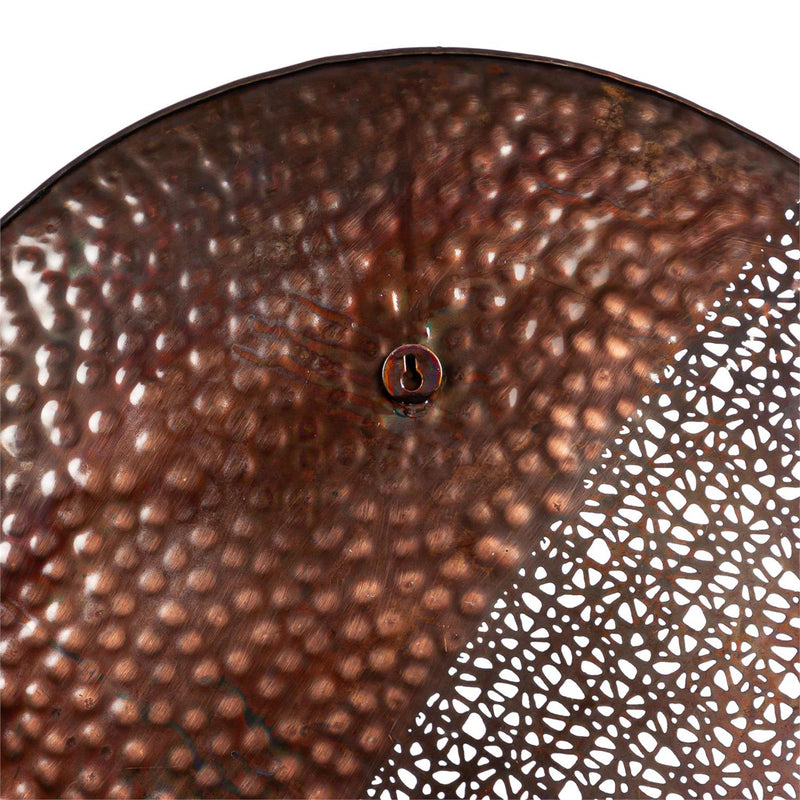 Hammered Metal Wall Décor, Round, Set of 4