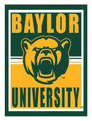15.5"L x 11.5"H Medium Metal Wall Sign, Baylor University,6m925usm