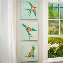Flying Bird Square Wall Décor, 12" L x 12" H