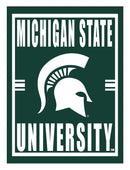 15.5"L x 11.5"H Medium Metal Wall Sign, Michigan State University,6m971usm