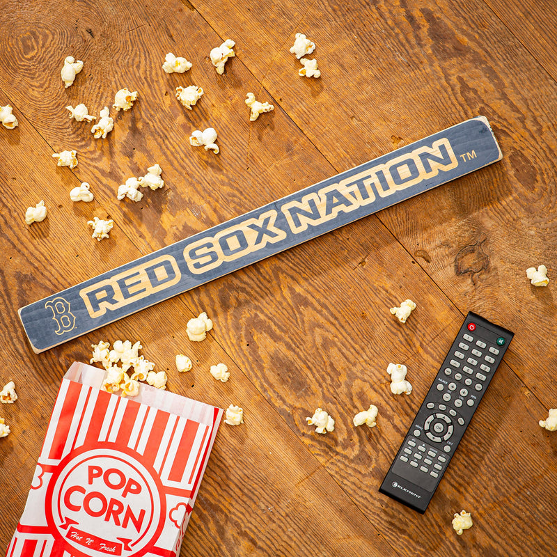 Boston Red Sox Engraved Wood Sign, 1.5" x 18"