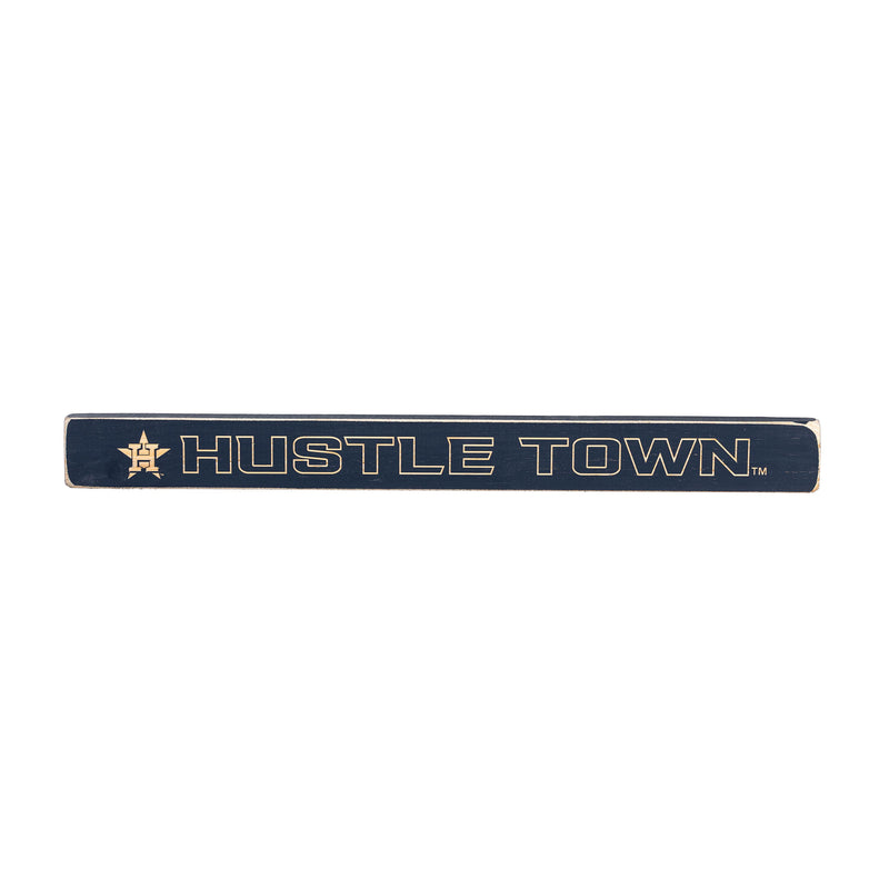 Houston Astros Engraved Wood Sign, 1.5" x 18"