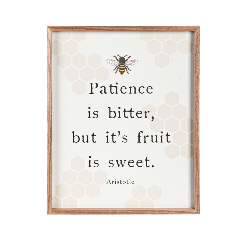 16" x 20" Framed Wood Wall Art InspirationalAristotle