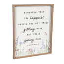 16" x 20" Framed Wood Wall Art, Wild Flowers