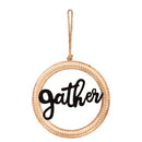 12" Wood and Twine Wall Décor