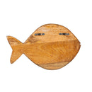 Wood & Enamel Fish Wall Decor, Set of 4