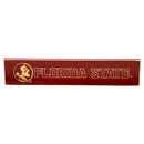Florida State University Engraved Wood Sign, 3.5" x 18"