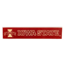 Iowa State University Engraved Wood Sign, 3.5" x 18"
