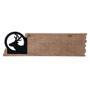 Wood and Metal Sign, Wildernesss, 8" H x 23" L