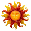 Metal & Glass Sun Wall Decor