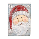 Traditional Santa Wall Decor, LED MGO Textured Wall, Santa