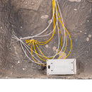 Traditional Santa Wall Decor, LED MGO Textured Wall, Snowman with Tree