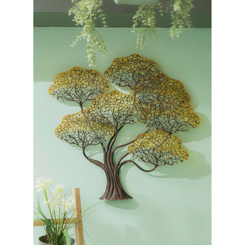 What She Shed Indoor Wall Decor, Metal Wall, Mosaic Tree
