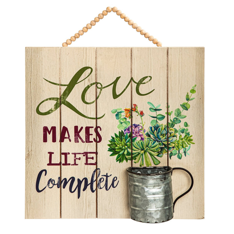 Inspirational Garden Theme Wood Wall Decor