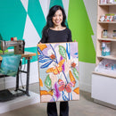 Textile Pastels of Nature Wall Decor, 20" L x 30" H