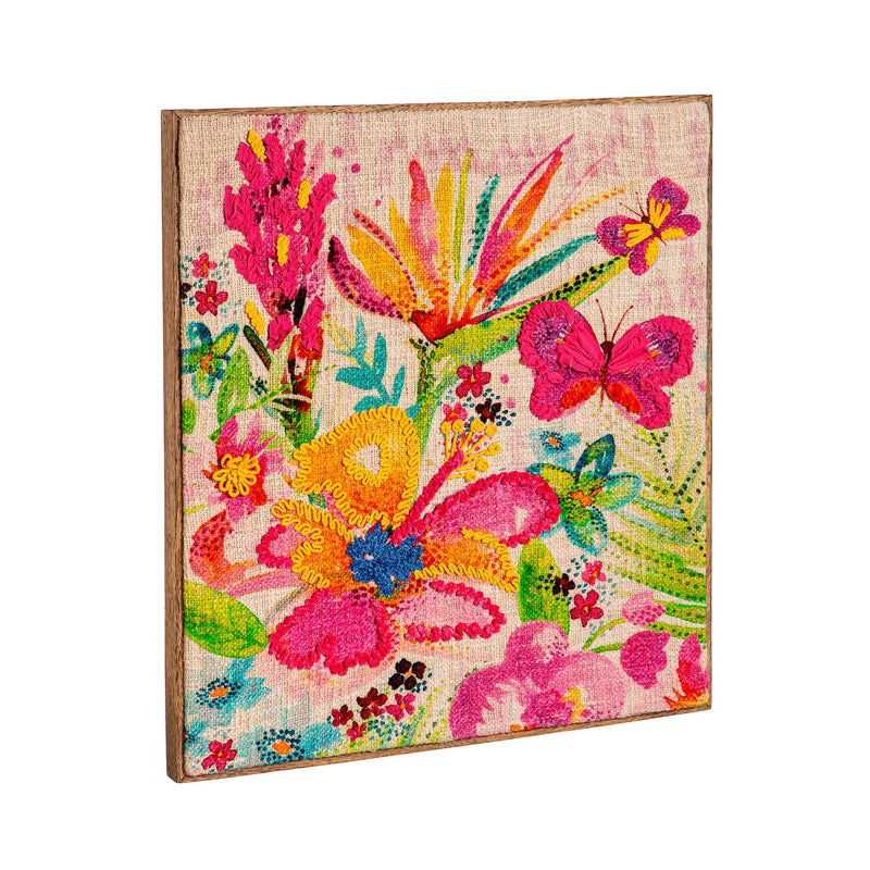Textile Pastels of Nature Wall Decor, 18.5" L x 20.5" H