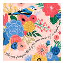 Bursting Blossoms Bird Canvas Wall Decor, 10" H x 10" L