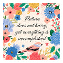 Bursting Blossoms Bird Canvas Wall Decor, 10" H x 10" L