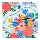 Bursting Blossoms Bird Canvas Wall Decor, 10" H x 10" L