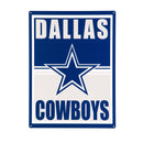 15.5"L x 11.5"H Medium Metal Wall Sign, Dallas Cowboys