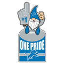 Detroit Lions Gnome Metal Sign 10"L x 30"H