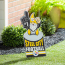 Pittsburgh Steelers Gnome Metal Sign 10"L x 30"H