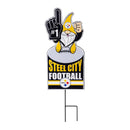 Pittsburgh Steelers Gnome Metal Sign 10"L x 30"H