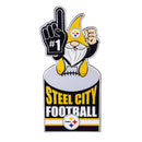 Pittsburgh Steelers Gnome Metal Sign 10"L x 30"H