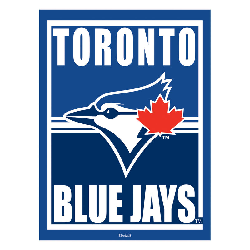 Toronto Blue Jays 15.5"L x 11.5"H Medium Metal Wall Sign