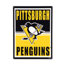 15.5"L x 11.5"H Medium Metal Wall Sign, Pittsburgh Penguins